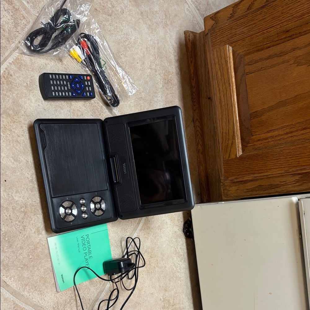 Portable Black DVD Player never used